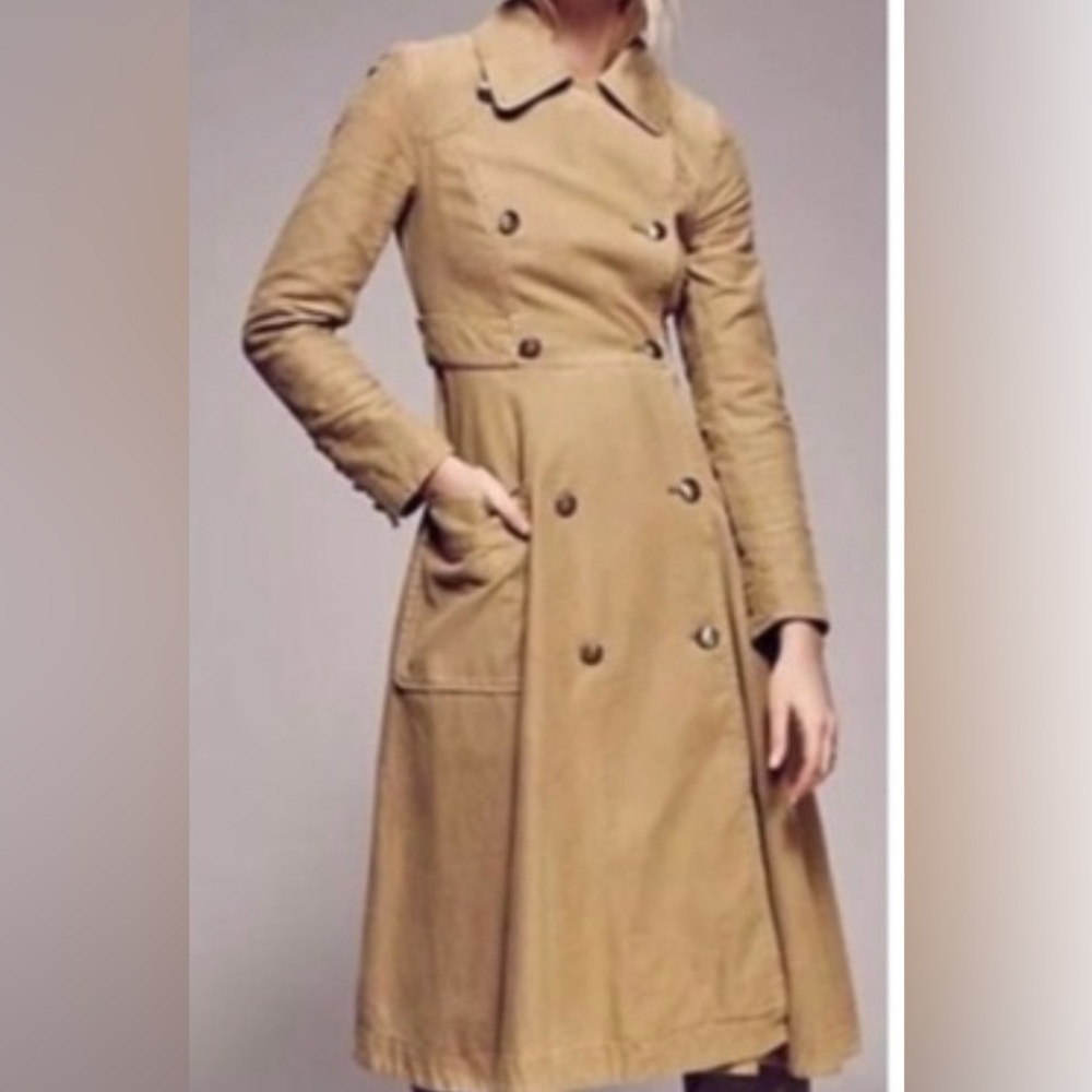 NWT Free People Women double breast  Trench Coat